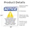 Signmission Safety Culture Sign, 18 in Width, Vinyl Decal, Rectangle OS-2PACK-NS-D-1824-V-12813 - alternate 2